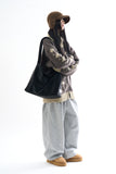 Mink pintuck balloon jogger sweatpants