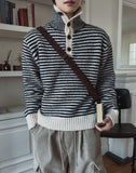 LEAD ST High Neck Crop Knit