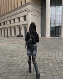 Fiction Ring Side Belt Shoulder Bag