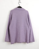 Muto Avant Collar Boxy Knit Cardigan