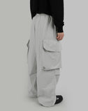 String padded cargo pants