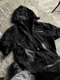 Cray Denim Short Sleeve Hood Jacket