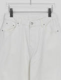Huynh Cotton Brushed Denim Wide Pants