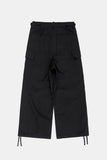 Trap side zipper parachute cargo pants