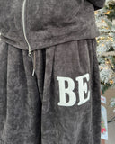 Ruth Velour Patch Training Pants