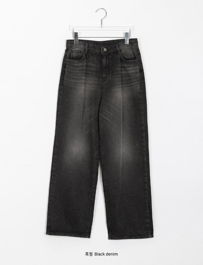【BAON】Nevers Washed Denim Pants BAON (バオン) - ネバーズウォッシングデニムパンツ / Nevers