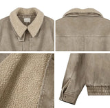 Carton Sherpa Dyeing Leather Mustang