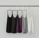 Cover Halter Neck Slim Sleeveless