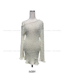 Mandarin Unbalanced Long Knit