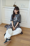 Sweet Kitty Pigment Ringer Tee