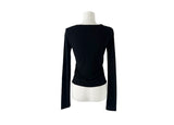 Muel Daily U-Neck Long Sleeve Slim Cardigan