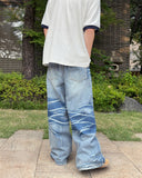 Washed Domingo denim pants