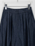 Yeco Banding Balloon Denim Long Skirt