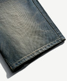 Rain Slab Denim Half Pants