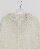 Ikoha Flower String Hood Windbreaker