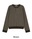 Lao Henley Neck ST Knit Long Sleeve