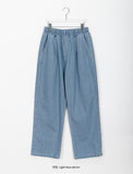 [unisex] Emensi banding stitch denim pants