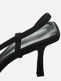 Fray Cotton Stiletto Heel