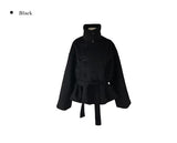 [2oz Quilting] Allen Middle Half Belt Double Coat
