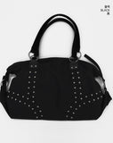 Philan Nylon Stud Big Shoulder Bag