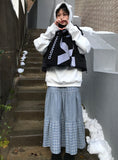 GINGHAM CHECK LONG SK