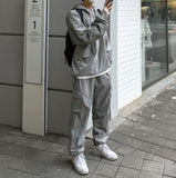 [HARU] SET UP - Hood / Half zip-up anorak
