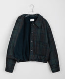 Moyven Check Collar Padded Jumper