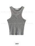 [U-BASIC] Winnie Halter Ribbed Sleeveless