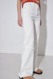 milky tassel cotton pants