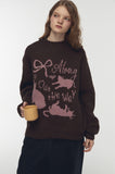 Ribbon Cat Brush Knit