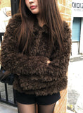 [Quilted Lining] Bento Collar Fur Jacket