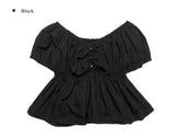 Yota Off Shoulder Short Sleeve Blouse