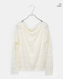 Nure Lace Off-Shoulder T-Shirt