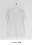 [BAONHAUS] Seidin Tencel Layered Short Sleeve Tee