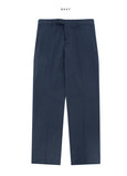 Marron Linen Banding Slacks