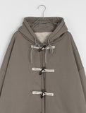 Rotoni Brushed Duffel Cotton Hood Long Coat