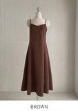 Crea Bustier Flare Long One Piece
