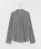 Bilte Summer Seersucker Check Long Sleeve Shirt