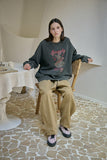 Bunny For Heart Raglan Pigment Sweatshirt