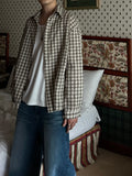 Summer Seersucker Check Shirt