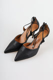 Strap stiletto heel