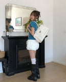 Bae Tiered Frill Shorts