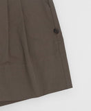 Yuuhi Roll-up Button Short Cotton Pants