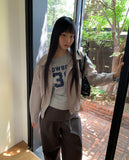 Retum Pocket Button Cotton Short Jacket