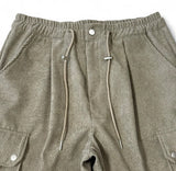 Basic Corduroy Cargo Parachute Pants
