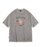 HELLO FLOWER Pigment Short Sleeve Tee