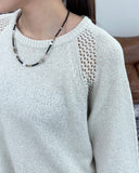 Debor Raglan Mesh Knit