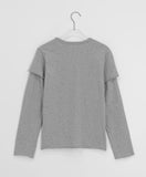 Clintel Layered Over Long-Sleeved T-Shirt