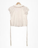 Rohu Frill Short Sleeve Blouse