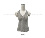 Mood Damage Knit Halter Sleeveless